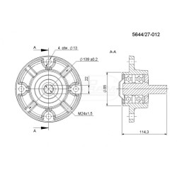 Piasta kroju kompletna Anna